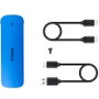 Tooq Caja Externa M.2 NVMe USB 3.1 Gen2 Aluminio Azul
